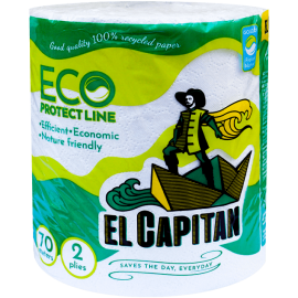 Hartie de bucatarie 70 m El Capitan Eco Protect
